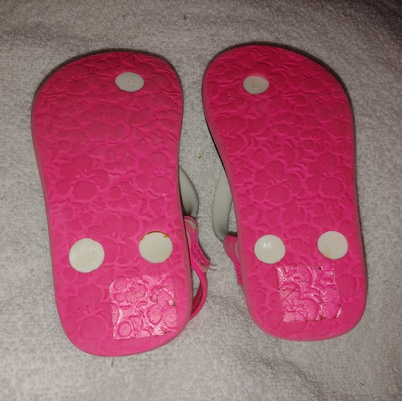 Roxy Toddler Flip Flops with Heel Strap Size 5 - Picture 4 of 5